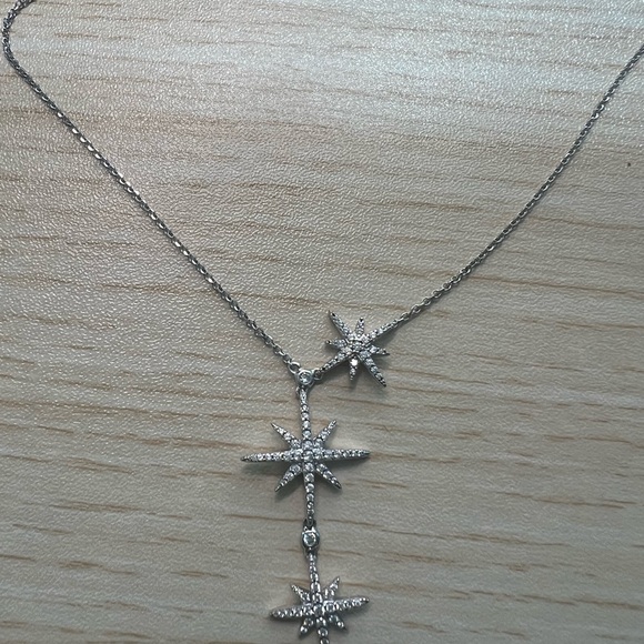 APM 925 sterling silver meteorites adjustable necklace - Picture 2 of 2